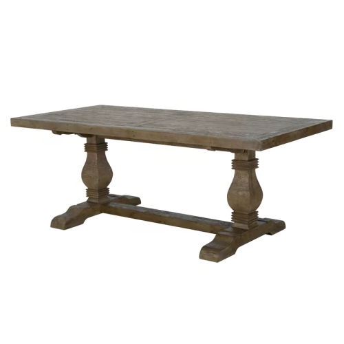 Minerva 36'' Pine Solid Wood Trestle Dining Tables (Photo 14 of 20)