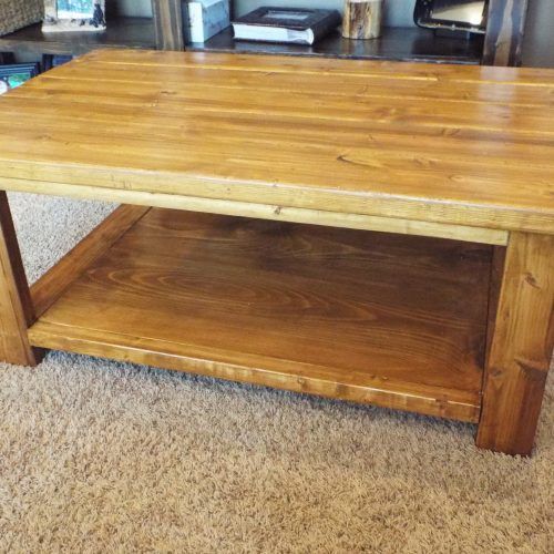 Natural Pine Coffee Tables (Photo 1 of 20)