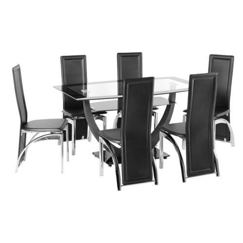 Glass 6 Seater Dining Tables (Photo 6 of 20)