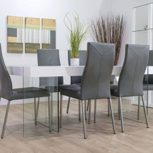 Glass And Oak Dining Tables And Chairs (Photo 16 of 20)