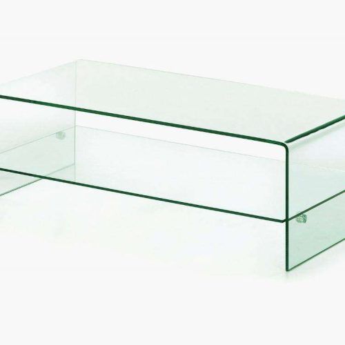 Glass Coffee Table With Shelf (Photo 3 of 20)