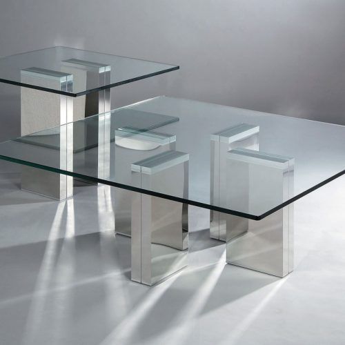 Strata Chrome Glass Coffee Tables (Photo 9 of 20)