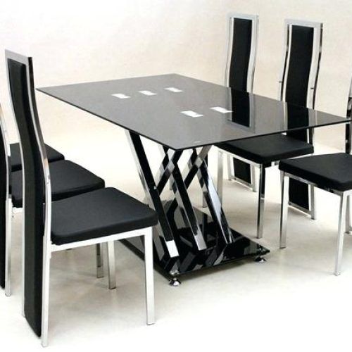 Glass Dining Tables And 6 Chairs (Photo 2 of 20)