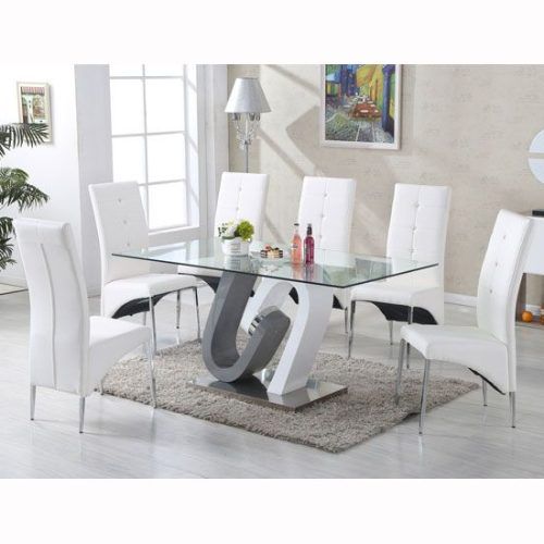 Glass Dining Tables And 6 Chairs (Photo 4 of 20)