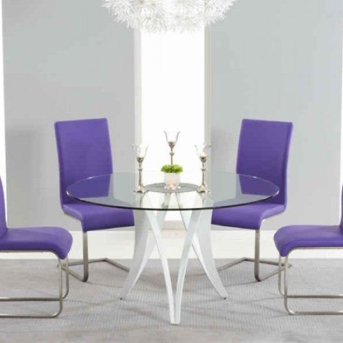 Glass Dining Tables And Leather Chairs (Photo 18 of 20)