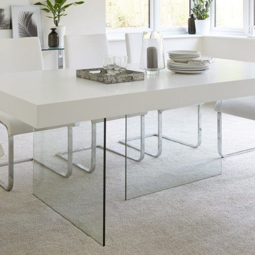 Glass Dining Tables With Oak Legs (Photo 13 of 20)