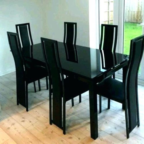 Glass Extendable Dining Tables And 6 Chairs (Photo 20 of 20)