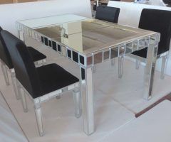 20 Inspirations Mirror Glass Dining Tables