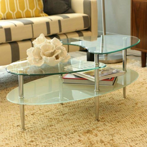 Propel Modern Chrome Oval Coffee Tables (Photo 14 of 20)