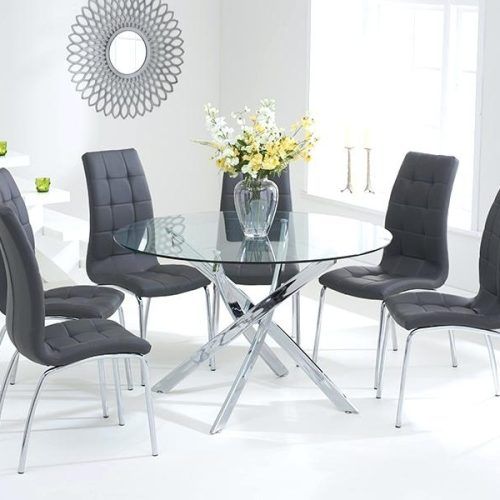 Black Glass Dining Tables And 6 Chairs (Photo 14 of 20)