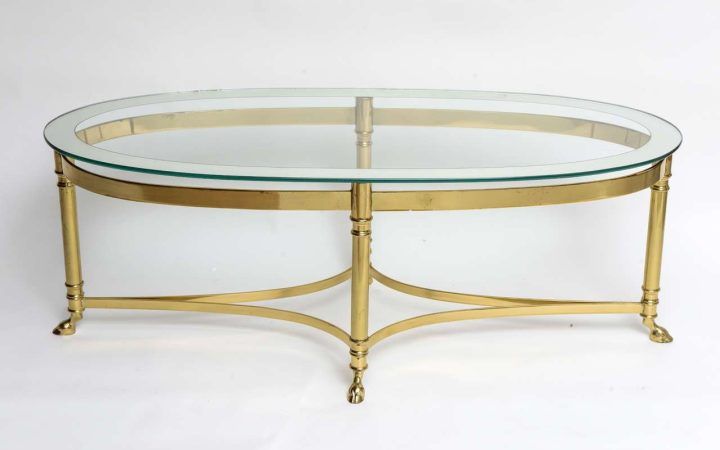 20 Collection of Oval Mirrored Coffee Tables