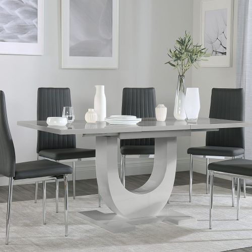 Glossy Gray Dining Tables (Photo 15 of 20)