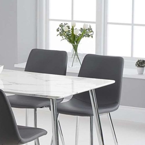 Glossy Gray Dining Tables (Photo 19 of 20)