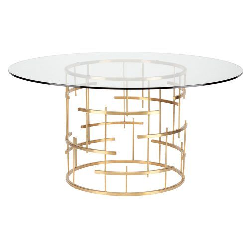 Gold Dining Tables (Photo 7 of 20)