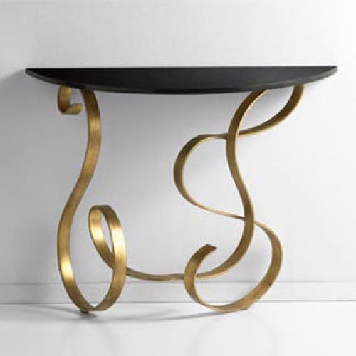 Black And Gold Console Tables (Photo 16 of 20)