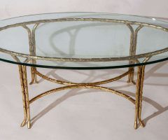The Best Glass and Gold Oval Coffee Tables