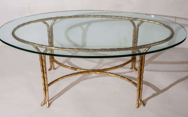 The Best Glass and Gold Oval Coffee Tables