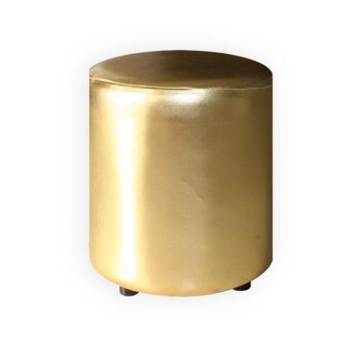 Beige Ombre Cylinder Pouf Ottomans (Photo 16 of 20)
