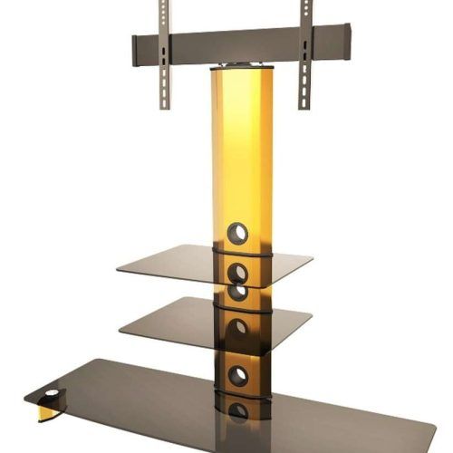 Cantilever Glass Tv Stands (Photo 15 of 20)