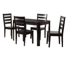 The Best Goodman 5 Piece Solid Wood Dining Sets (set of 5)