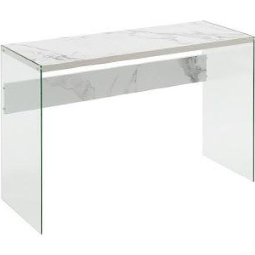 Faux Marble Console Tables (Photo 15 of 20)