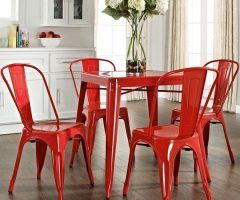 20 Best Collection of Red Dining Chairs