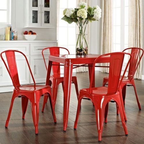 Red Dining Chairs (Photo 1 of 20)