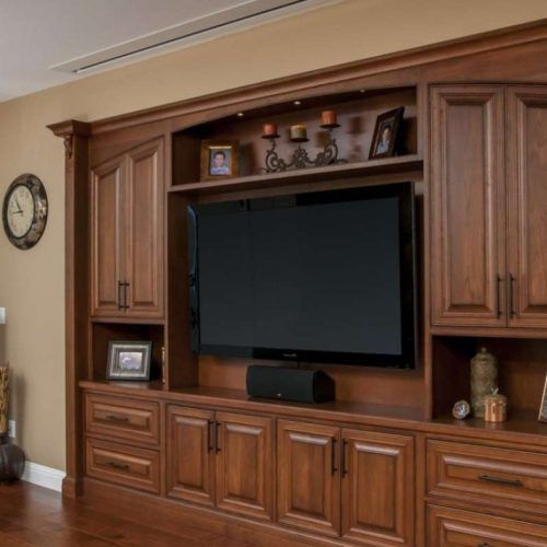 Oak Tv Cabinets For Flat Screens With Doors (Photo 19 of 20)