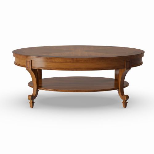 Gracewood Hollow Dones Traditional Cinnamon Round End Tables (Photo 4 of 20)