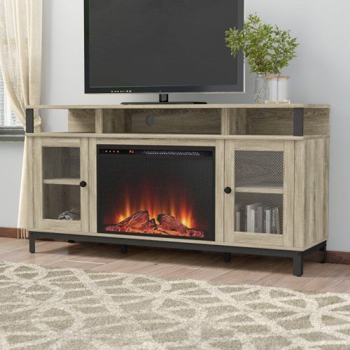 Neilsen Tv Stands For Tvs Up To 50" With Fireplace Included (Photo 2 of 20)