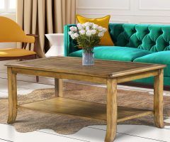 20 The Best Rustic Oak and Black Coffee Tables