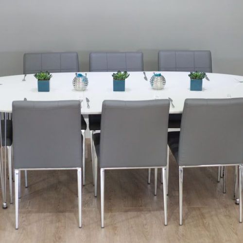 White Oval Extending Dining Tables (Photo 18 of 20)