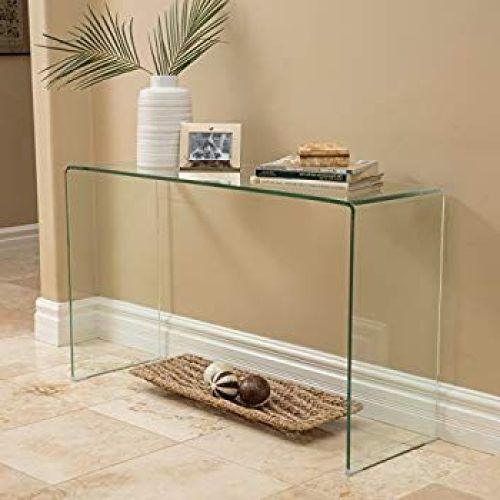 Clear Acrylic Console Tables (Photo 4 of 20)