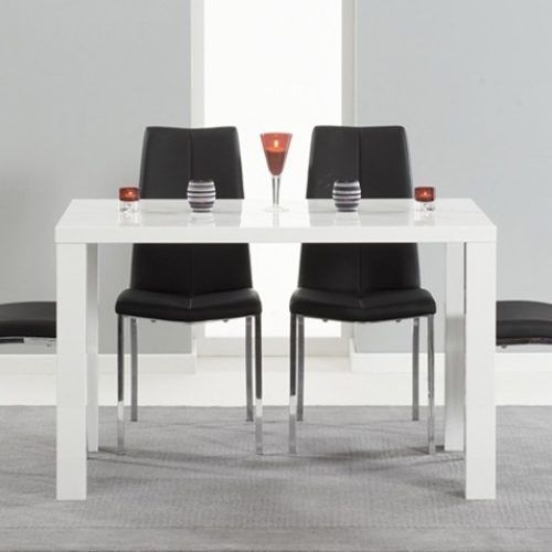 Black Gloss Dining Sets (Photo 3 of 20)