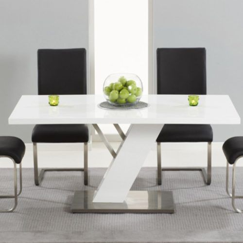 White Gloss Dining Room Tables (Photo 8 of 20)