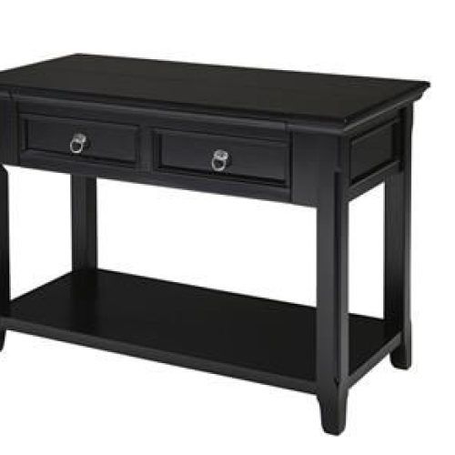 Natural And Black Console Tables (Photo 11 of 20)