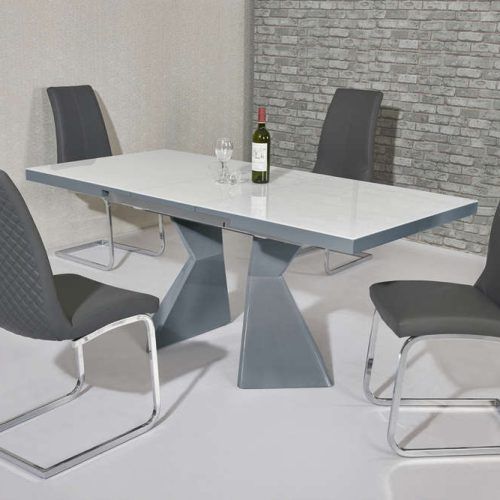 Grey Gloss Dining Tables (Photo 7 of 20)