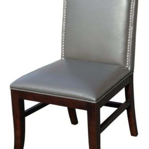 Grey Leather Dining Chairs (Photo 19 of 20)