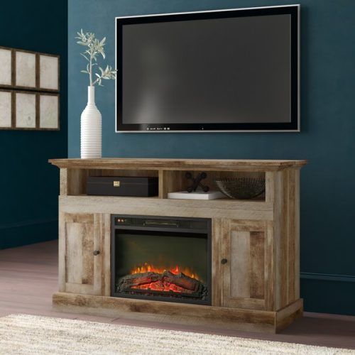 Chicago Tv Stands For Tvs Up To 70" With Fireplace Included (Photo 2 of 20)