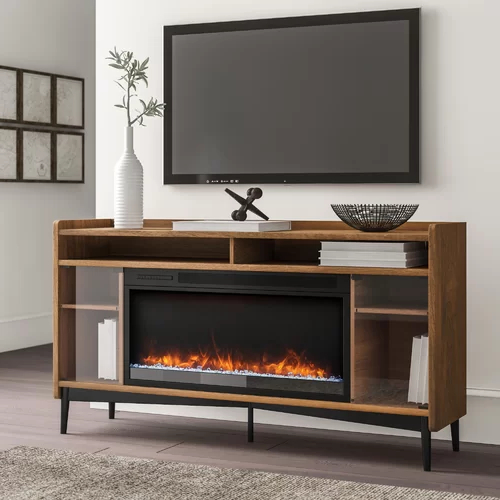 Chicago Tv Stands For Tvs Up To 70" With Fireplace Included (Photo 15 of 20)