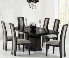 20 The Best Black 8 Seater Dining Tables