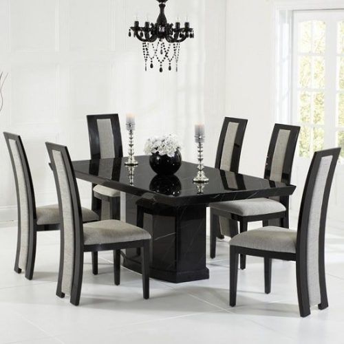 Black 8 Seater Dining Tables (Photo 1 of 20)