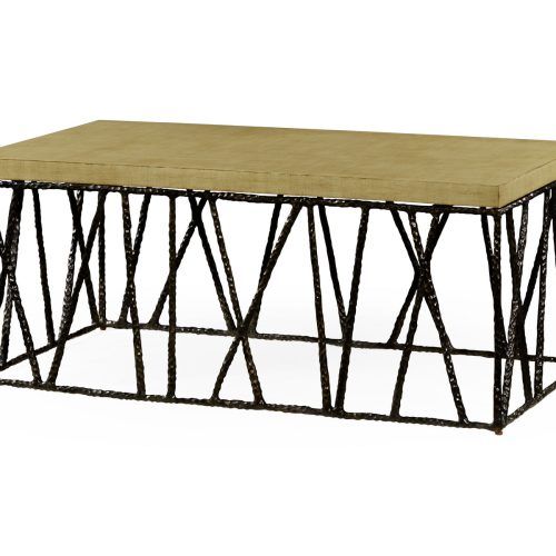 Hammered Antique Brass Modern Cocktail Tables (Photo 5 of 20)