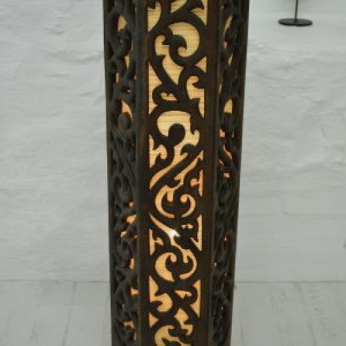 Carved Pattern Floor Lamps (Photo 6 of 20)