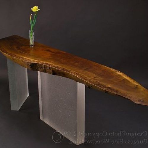 Hand-Finished Walnut Console Tables (Photo 15 of 20)
