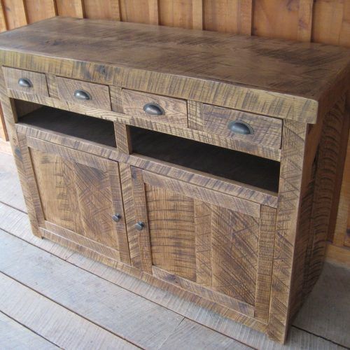 Oak & Brass Stacking Media Console Tables (Photo 10 of 20)