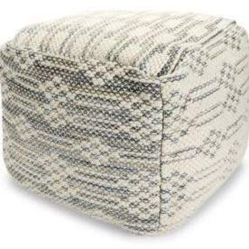 Traditional Hand Woven Pouf Ottomans (Photo 5 of 20)