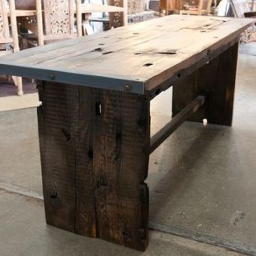 Smoked Barnwood Console Tables (Photo 20 of 20)