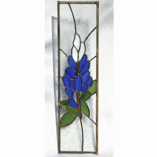 Blue Stained Glass Credenzas (Photo 11 of 20)