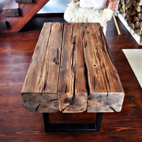 Rustic Espresso Wood Coffee Tables (Photo 16 of 20)